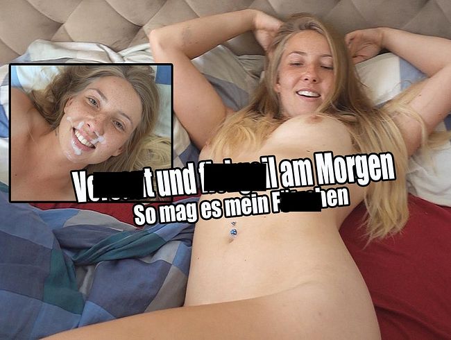 CaroCream's Porno Video: Versaut und fi**geil am Morgen. So mag es mein fö**chen