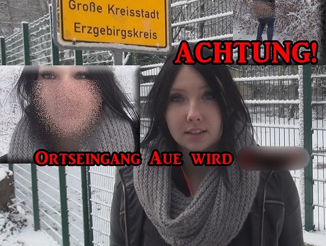 CaroCream Porno Video: ACHTUNG! Ortseingang wird gefi**t