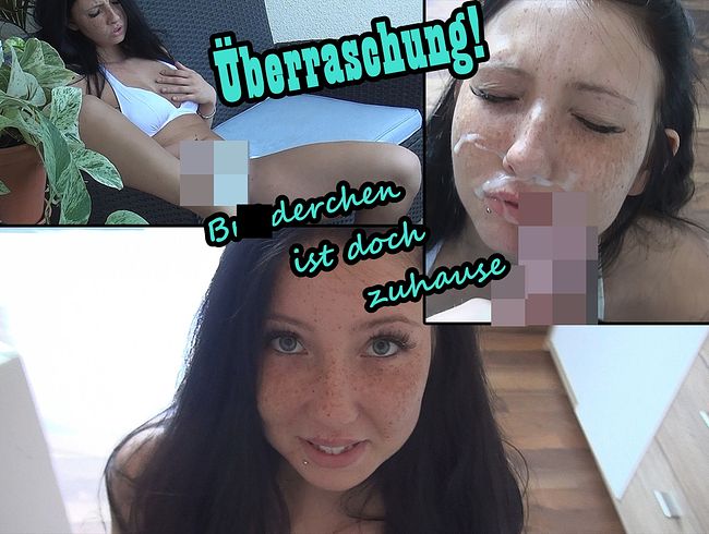 CaroCream Porno Video: Überraschung! Stiefbrüderchen ist doch zuhause.