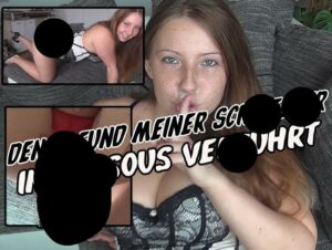 CaroCream Porno Video: Den Freund meiner Schwester in Dessous verführt!