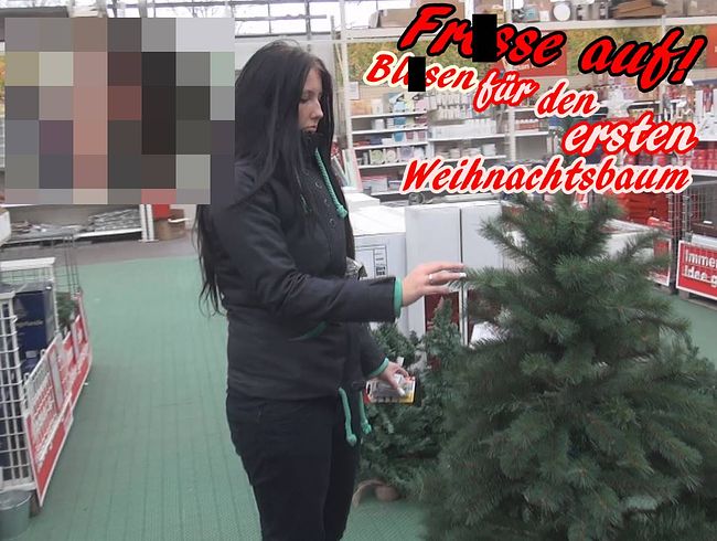 CaroCream Porno Video: Fresse auf! !!bla*en für den ersten Weihnachtsbaum