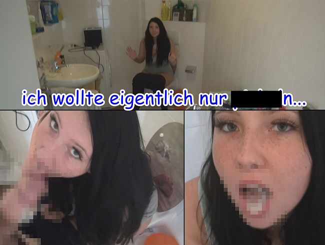 CaroCream Porno Video: Ich wollte eigentlich nur pin**ln