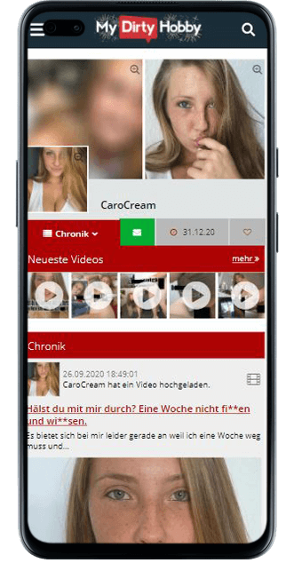 Caro Cream bei MyDirtyHobby