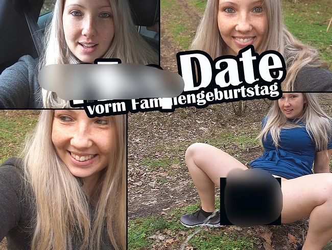 CaroCream Porno Video: pi** Treff! Vorm Familiengeburtstag