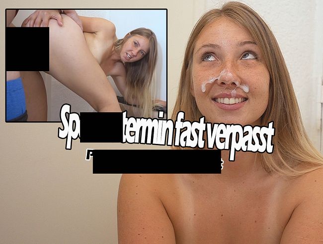CaroCream Porno Video: sper*atermin fast verpasst!!